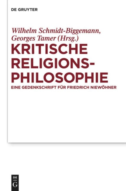 Kritische Religionsphilosophie - 