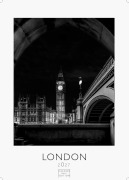 Cover-Bild zum Titel 'London schwarz-weiss Kalender 2027 - Wandkalender | Fotokalender England 59x42cm Grosses Format - Perfekt für Liebhaber London & Geschenkidee' von ''