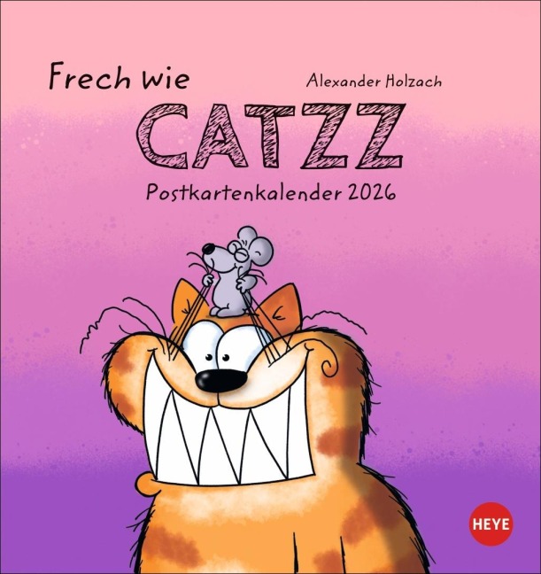 Catzz Postkartenkalender 2026 - 