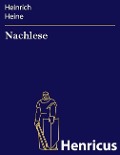Cover-Bild zum Titel 'Nachlese' von 'Heinrich Heine'