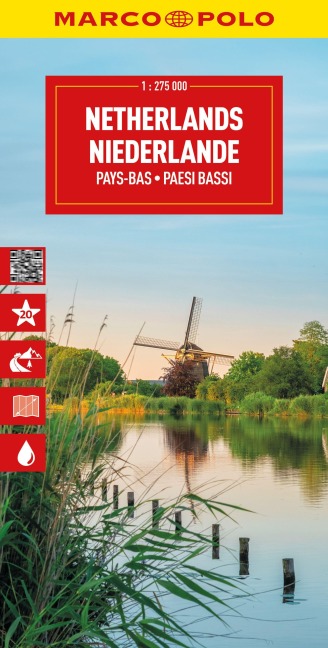MARCO POLO Reisekarte Niederlande 1:275.000 - 