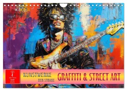 Graffiti & Street Art - Kunstwerke der Straße (Wandkalender 2025 DIN A4 quer), CALVENDO Monatskalender - Peter Roder