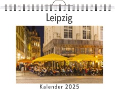 Cover-Bild zum Titel 'Leipzig - (Wandkalender 2025, Kalender DIN A4 quer, Monatskalender im Querformat mit Kalendarium, das perfekte Geschenk)' von 'Luisa Schröder'