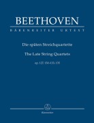 Cover-Bild zum Titel 'Späte Streichquartette op. 127, 130, 131, 132, 133, 135' von 'Ludwig van Beethoven'