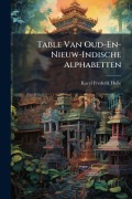 Cover-Bild zum Titel 'Table Van Oud-En-Nieuw-Indische Alphabetten' von 'Karel Frederik Holle'