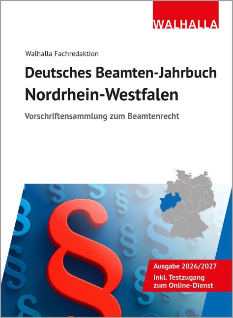 Deutsches Beamten-Jahrbuch Nordrhein-Westfalen 2026 - Walhalla Fachredaktion