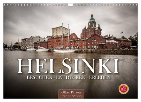 Helsinki / Besuchen - Entdecken - Erleben (Wandkalender 2024 DIN A3 quer), CALVENDO Monatskalender - Oliver Pinkoss