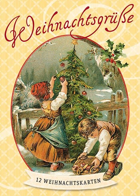 Weihnachtsgrüße - Nostalgiepostkarten - 