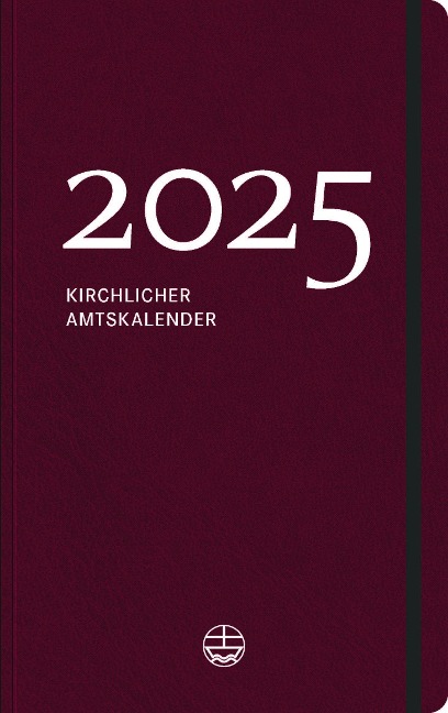 Kirchlicher Amtskalender 2025 - rot - 