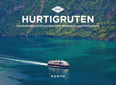 Hurtigruten - KUNTH Tischkalender 2025 - 