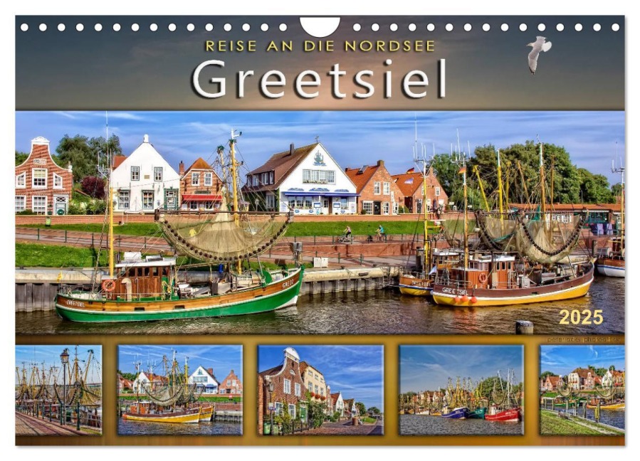 Reise an die Nordsee - Greetsiel (Wandkalender 2025 DIN A4 quer), CALVENDO Monatskalender - Peter Roder
