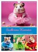 Cover-Bild zum Titel 'Ballerina Hamster - Eine Sinfonie aus zuckersüße KI Hamstern in Tüll und Seide (Wandkalender 2026 DIN A4 hoch), CALVENDO Monatskalender' von 'Fred Schimak'