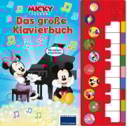 Cover-Bild zum Titel 'Micky Mouse - Spiel Klavier mit uns - Disney Junior Liederbuch mit Klaviertastatur - Vor- und Nachspielfunktion - 10 beliebte Kinderlieder - Pappbilderbuch' von ''