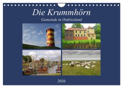 Cover-Bild zum Titel 'Die Krummhörn Gemeinde in Ostfriesland (Wandkalender 2026 DIN A4 quer), CALVENDO Monatskalender' von 'Rolf Pötsch'