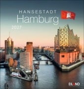 Cover-Bild zum Titel 'Hansestadt Hamburg Postkartenkalender 2027' von ''