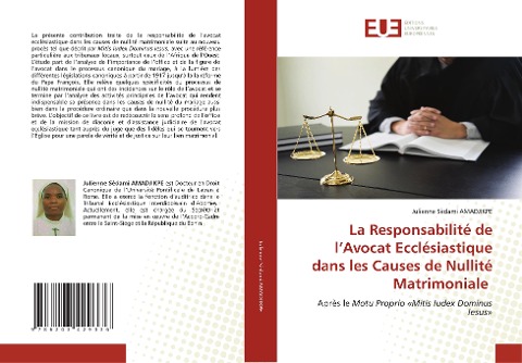 La Responsabilité de l'Avocat Ecclésiastique dans les Causes de Nullité Matrimoniale - Julienne Sèdami Amadjikpe