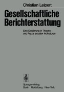 Cover-Bild zum Titel 'Gesellschaftliche Berichterstattung' von 'C. Leipert'