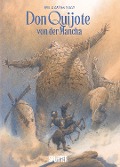 Cover-Bild zum Titel 'Don Quijote von der Mancha (Graphic Novel)' von 'Miguel de Cervantes'