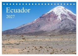 Cover-Bild zum Titel 'Ecuador (Tischkalender 2027 DIN A5 quer), CALVENDO Monatskalender' von 'Thomas Leonhardy'