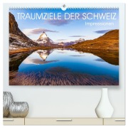 Cover-Bild zum Titel 'TRAUMZIELE DER SCHWEIZ Impressionen (hochwertiger Premium Wandkalender 2026 DIN A2 quer), Kunstdruck in Hochglanz' von 'Werner Dieterich'