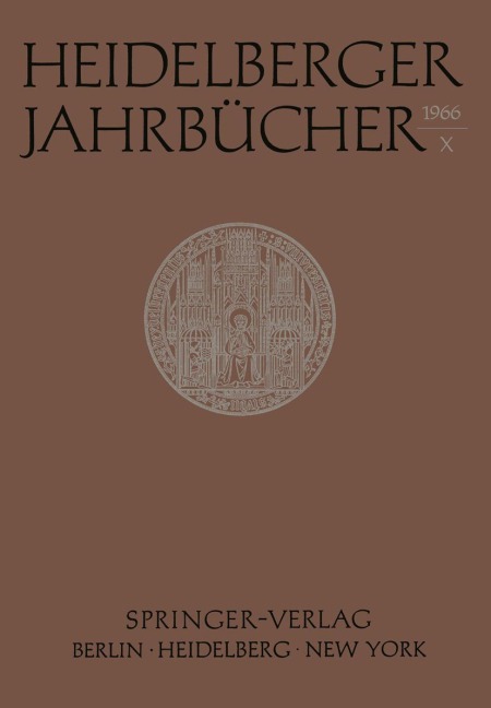 Heidelberger Jahrbücher X - 
