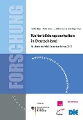 Cover-Bild zum Titel 'Weiterbildungsverhalten in Deutschland' von ''