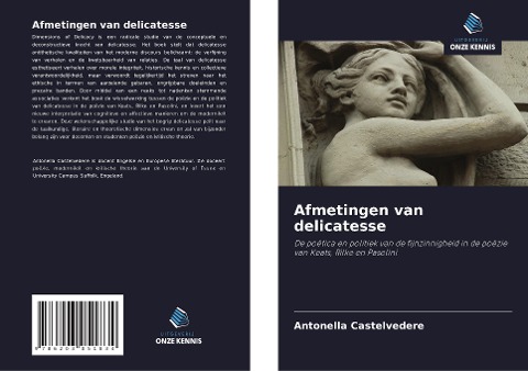 Afmetingen van delicatesse - Antonella Castelvedere