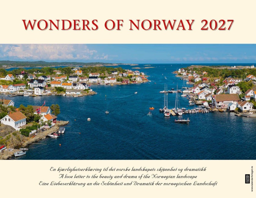 Panorama Norwegen 2027 Tischkalender - 