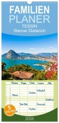 Cover-Bild zum Titel 'Familienplaner 2026 - TESSIN Werner Dieterich mit 5 Spalten (Wandkalender, 21 x 45 cm) CALVENDO' von 'Werner Dieterich'