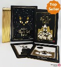 Cover-Bild zum Titel 'Golden Black Cat Tarot - Hochwertige Stülpdeckelschachtel mit Goldfolie' von 'Helena de Almeida'