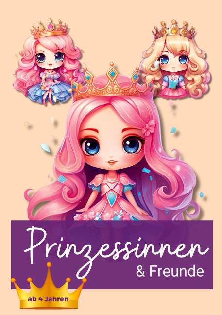 Malbuch Prinzessin & Freunde - Nora Milles, Tatjana Dobslaw, Anna Piok