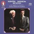Cover-Bild zum Titel 'Klavierkonzert Nr. 5 & Klaviersonate Nr. 18' von 'Artur London Philharmonic Orchestra/Rubinstein'
