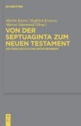 Cover-Bild zum Titel 'Von der Septuaginta zum Neuen Testament' von ''