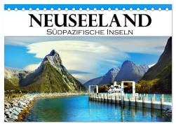 Cover-Bild zum Titel 'Neuseeland, Südpazifische Inseln (Tischkalender 2027 DIN A5 quer), CALVENDO Monatskalender' von 'Helena Bilkova'