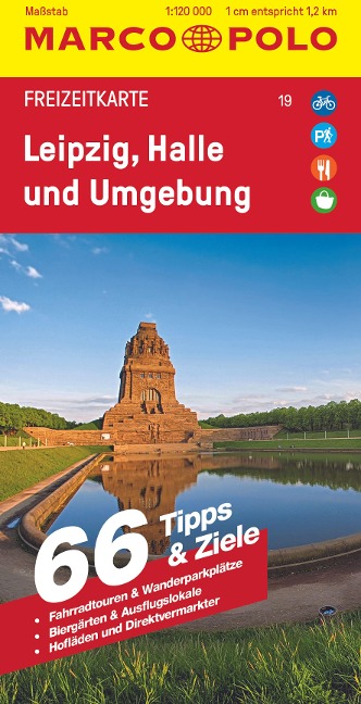 MARCO POLO Freizeitkarte 19 Leipzig, Halle und Umgebung 1:120.000 - Marco Polo Verlag