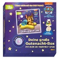 Cover-Bild zum Titel 'PAW Patrol: Deine große Gutenacht-Box mit Buch und Nachttischlampe' von ''