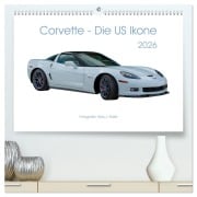 Cover-Bild zum Titel 'Corvette - Die US Ikone 2026 (hochwertiger Premium Wandkalender 2026 DIN A2 quer), Kunstdruck in Hochglanz' von 'Alois J. Koller'