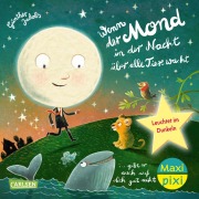 Cover-Bild zum Titel 'Maxi Pixi 511: VE 5: Wenn der Mond in der Nacht über alle Tiere wacht... gibt er auch auf dich gut acht (5 Exemplare)' von 'Günther Jakobs'