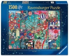 Cover-Bild zum Titel 'Erwachsenenpuzzle 1500 Teile - Die Elfenfabrik' von ''