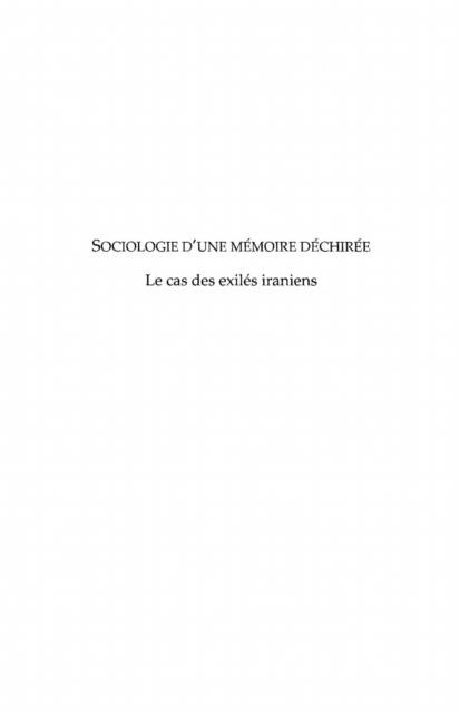 Sociologie d'une memoire dechiree - le c - Xie Yong