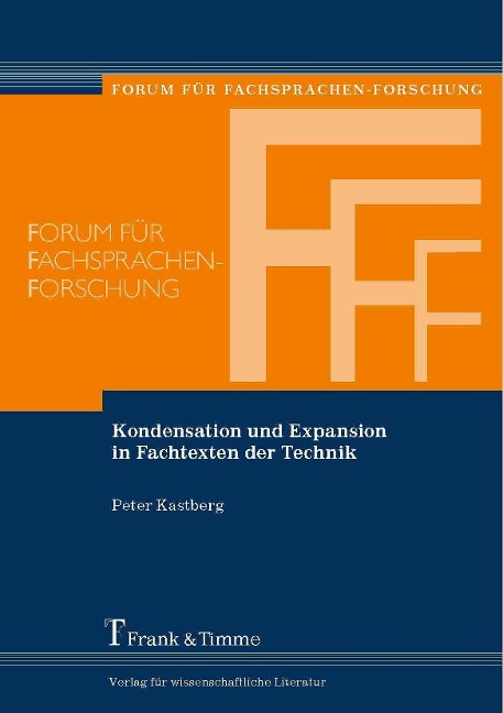 Kondensation und Expansion in Fachtexten der Technik - Peter Kastberg