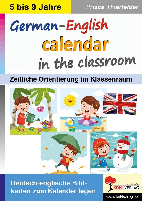 German-English calendar in the classroom - Prisca Thierfelder