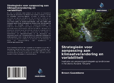 Strategieën voor aanpassing aan klimaatverandering en variabiliteit - Brown Gwambene