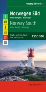 Cover-Bild zum Titel 'Norwegen Süd, Straßen- und Freizeitkarte 1:250.000, freytag & berndt' von ''