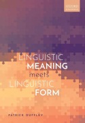 Cover-Bild zum Titel 'Linguistic Meaning Meets Linguist Form P' von 'Duffley'