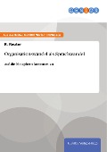 Cover-Bild zum Titel 'Organisationswandel als Sprachwandel' von 'R. Reuter'