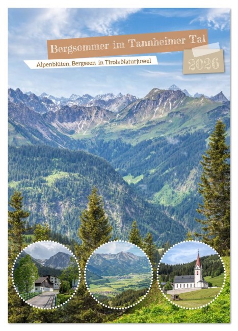 Bergsommer im Tannheimer Tal (Wandkalender 2026 DIN A2 hoch), CALVENDO Monatskalender - Steffen Gierok-Latniak
