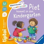 Cover-Bild zum Titel 'tiptoi® Abenteuer Großwerden - Piet kommt in den Kindergarten' von 'Sandra Grimm'