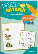 Cover-Bild zum Titel 'Malen und Rätseln für Kindergartenkinder. Bauernhof' von ''