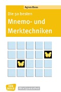 Cover-Bild zum Titel 'Die 50 besten Mnemo- und Merktechniken' von 'Agnes Boos'